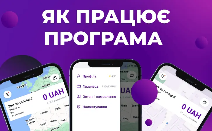 Як працює наш додаток для водіїв таксі?